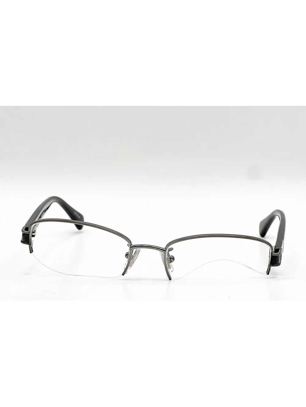Coach HC 5059 9017 Dark Silver Black Oval Authentic Eyeglass Frames 52-18